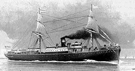 Ship Image & Description - "S.S. Edam"